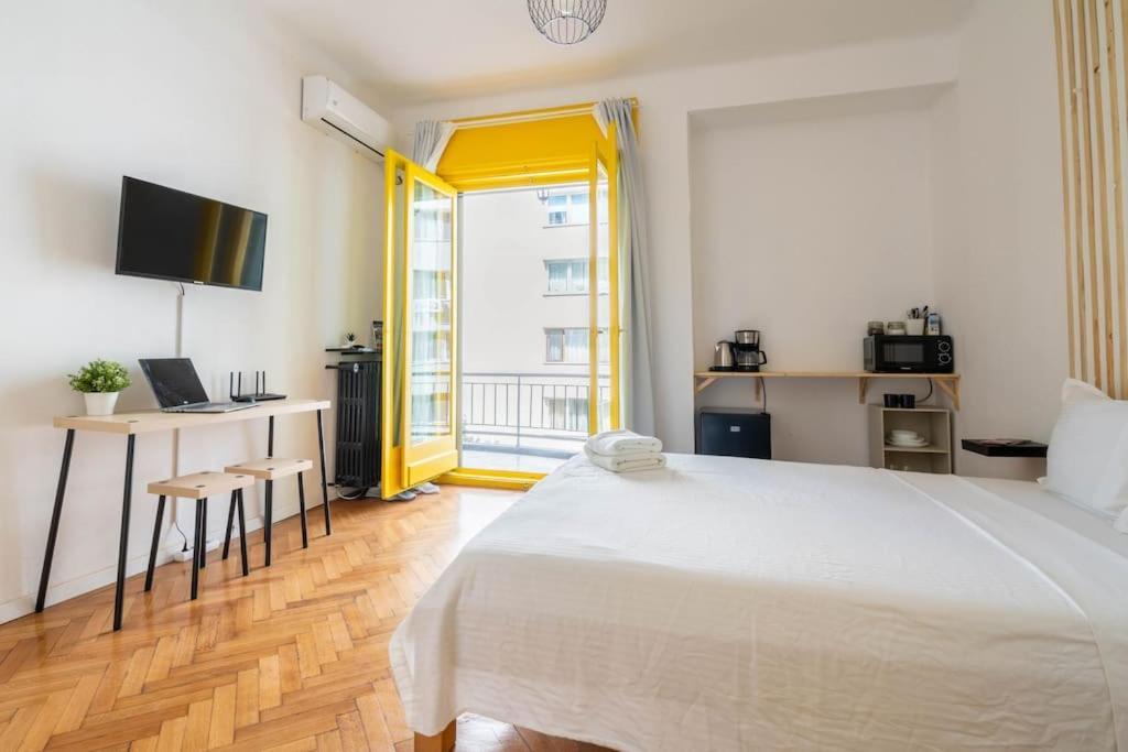 Quiet And Classic Studio With Cismigiu Park View Boekarest Buitenkant foto